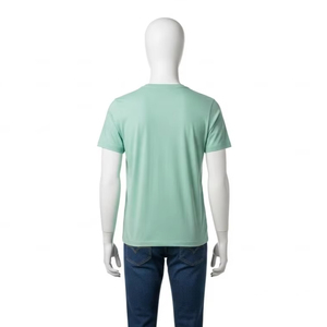 เสื้อยืดคอกลมผ้าใยไผ่ผ้าคอตตอนเป็นมิตรกับสิ่งแวดล้อมผ้านุ่มระบายอากาศสวมใส่สบายสวมใส่ได้ทุกวันเสื้อผ้าลำลอง - Product Image 2