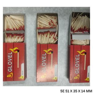 Household Vintage Safety Matches 30 Sticks 49x35x13mm Wooden <b>Matchbox</b> Premium Quality Matchsticks for Home Kitchen Daily Use - Product Image 6