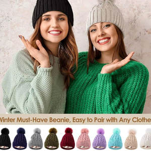 Gorros de Lana 100% con Diseño de Puntos y Logotipos Bordados Personalizados al por Mayor - Suaves, Cálidos y en Colores Sólidos - Product Image 5