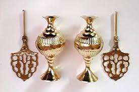 Porta Kohl Surma Dani de Latón Puro, Regalo Islámico Clásico, Delineador de Ojos, Polvo Cosmético Decorativo, Estilo Árabe - Product Image 2