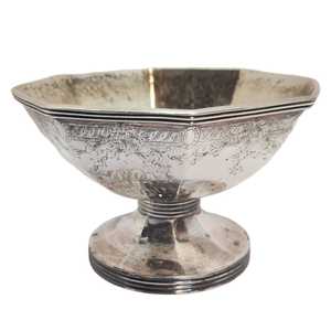 Cuenco de Pedestal de latón de alta calidad con grabado acabado de níquel para mesa de cocina, cuenco para servir, cuenco para vajilla - Product Image 6