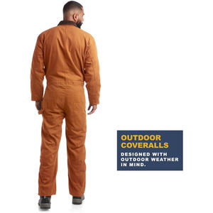 Mono de trabajo de moda para hombre con bordado de impresión de logotipo personalizado Traje DE PROTECCIÓN DE uniforme industrial duradero Proveedor OEM - Product Image 6