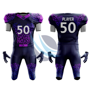 Camiseta de fútbol americano con sublimación personalizada Premium para equipos y jugadores, uniforme de fútbol americano fabricado en Pakistán - Product Image 3