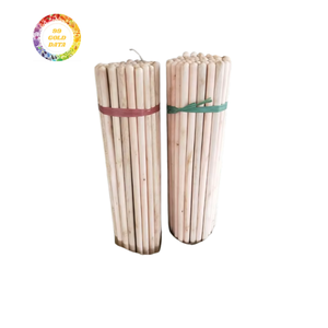 Precio de fábrica, palo de escoba de madera de alta calidad, mango de madera fuerte barato para limpieza doméstica y comercial - Product Image 1