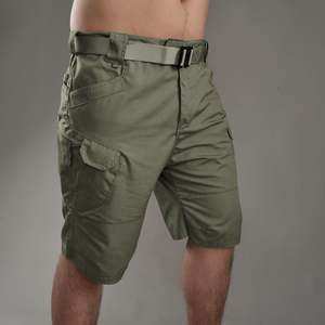 Shorts de travail à séchage rapide pour hommes Vente en gros d'usine Shorts cargo sportifs multipoches décontractés Short de grande taille à fermeture éclair pour hommes - Product Image 4