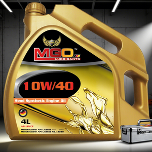 SN Rated Megzol MGO <b>10W</b>-<b>40</b> Synthetic <b>Oil</b> 14KG 4L Plastic Container High-Performance Durable <b>Engine</b> Lubricants & Cleaners - Product Image 1