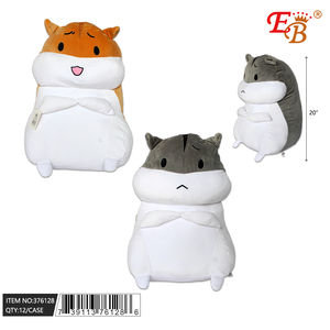 20 "ของเล่นหนูแฮมสเตอร์นุ่มนิ่มสุดๆ12ชิ้น/กล่องโพลีเอสเตอร์พร้อมไส้ผ้าฝ้าย PP สำหรับใส่ในกล่อง - Product Image 1