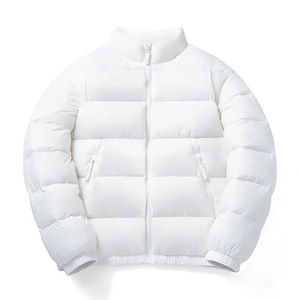 Veste matelassée unisexe personnalisée OEM, écologique, de haute qualité, 100% polyester, col montant, légère, imperméable, personnalisable pour homme - Product Image 3
