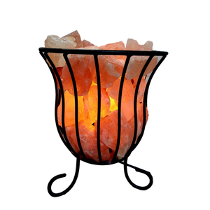 หิมาลายันตะกร้าหินสีชมพูสำหรับตกแต่งทำมืองานฝีมือจากธรรมชาติทำจากหินก้อนธรรมชาติ - Product Image 1