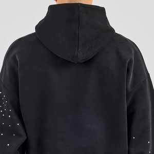 Nouveauté : sweats à capuche pour hommes avec strass, vente en ligne, sweats à capuche avec strass sur mesure, vente en gros, meilleure qualité à bas prix - Product Image 5