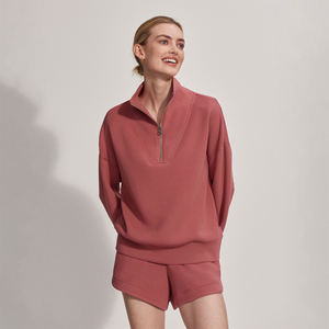 เสื้อฮู้ดเอวลอยของผู้หญิงเสื้อฮู้ดเอวลอยแบบลำลองสำหรับฤดูหนาว100% ผ้าฝ้ายออกแบบโลโก้ได้ตามต้องการ - Product Image 1