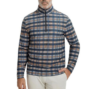 เสื้อแจ็คเก็ตซับลิเมชั่นแบบซิปครึ่งตัวสำหรับผู้ชาย ระบายความชื้น เสื้อแจ็คเก็ตซับลิเมชั่นแบบซิปครึ่งตัวทรงทันสมัย - Product Image 1