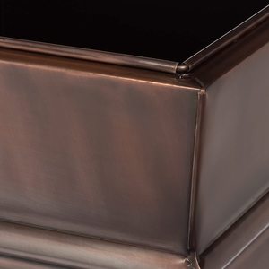 Macetero alto para interior y exterior, cubierta de jardín, macetero de flores, contenedor de cobre antiguo, entrada de puerta delantera, balcón - Product Image 5