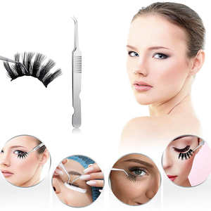 Pince à épiler professionnelle d'extension de cils en acier inoxydable de qualité supérieure - Product Image 5