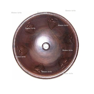 Fregadero de cobre martillado de nuevo diseño, fregadero de cocina de tamaño personalizado de calidad superior para uso doméstico y hotelero - Product Image 5