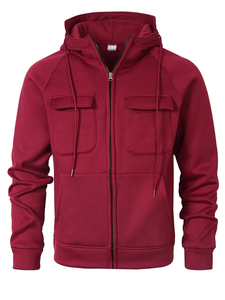 เสื้อฮู้ดสวมหัวแขนยาวมีฮู้ดสำหรับผู้ชาย, เสื้อสเวตเชิ้ตแบบสวมหัวแบบลำลองใส่ในฤดูใบไม้ร่วง - Product Image 6