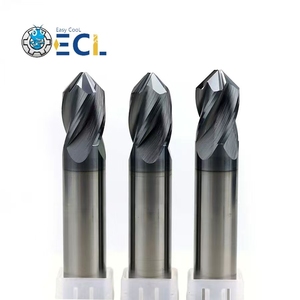 ECL Customizable 60/90/120 <strong>Chamfer</strong> Drill 4 Flute Multi-blade DP Model CNC Milling Cutter Solid Carbide ODM OEM Supported - Product Image 2