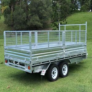 Basculante hidráulico 4x4, remolque montado en tractor agrícola pequeño, capacidad de 3 toneladas, nueva construcción usada, industrias agrícolas, núcleo de eje - Product Image 6