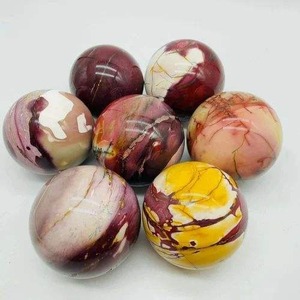 ลูกบอลคริสตัลทรงกลม mookaite Jasper สำหรับการทำสมาธิบำบัดทางจิตวิญญาณ - Product Image 5
