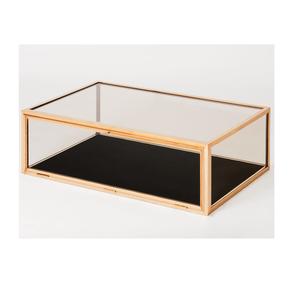 Boîte à bijoux en métal et verre poli améliorant l'attrait visuel tout en organisant en toute sécurité les pièces de bijoux - Product Image 2