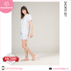 Fabricant professionnel largement vendu meilleure qualité rayonne vêtements de nuit robe de nuit femmes deux pièces pyjama short ensemble - Product Image 2