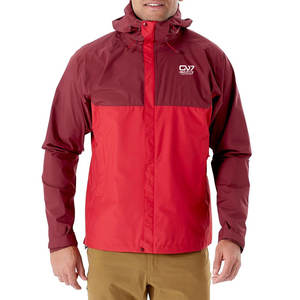 Chubasquero impermeable personalizado con LOGOTIPO | Cortavientos con capucha ligero OEM para exteriores, camping y ropa de trabajo - Product Image 2