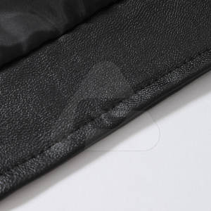 แจ็คเก็ตหนังสำหรับผู้ชาย สไตล์ยอดนิยมสำหรับฤดูหนาว คอตั้ง ซิป ป้องกันแบคทีเรีย ระบายอากาศได้ดี สวมใส่สบาย ปรับแต่งได้ ขายส่ง - Product Image 6