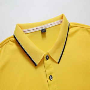 Camisa de Golf Casual para Hombre, Algodón de Alta Calidad, para Camisetas con Logotipo Personalizado, Estilo Urbano, Diseño Sólido, Tejido Transpirable - Product Image 5