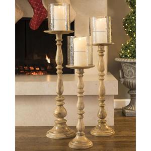 Classy Aluminum <b>Pillar</b> <b>Candle</b> Holder <b>White</b> Wash Luxury Design Handmade <b>Candle</b> Stand for Christmas Decoration - Product Image 3