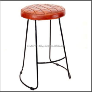 2025 vente chaude tabouret de Bar en cuir pour bureau à domicile à manger élégant cadre en métal meubles pour Bar & Club pour l'école - Product Image 2