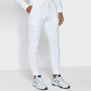 Vente en gros Sweat-shirt à fermeture éclair Sweat-shirt blanc 2 pièces Sports Gym Jogging pour hommes Survêtements à fermeture éclair - Product Image 6