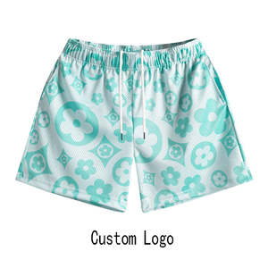 กางเกงขาสั้นแนวสตรีทพิมพ์ลายขนาดใหญ่พิเศษสำหรับผู้ชายกางเกงขาสั้นผ้าโพลีเอสเตอร์ระบายอากาศตาข่ายอะนิเมะสำหรับผู้ชาย - Product Image 4