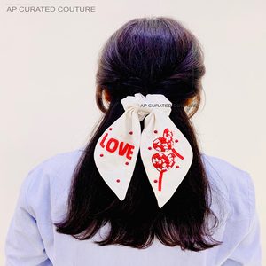 À la mode indien brodé à la main multicolore perlé cheveux chouchous saint valentin carnaval saison spéciale chouchous - Product Image 5