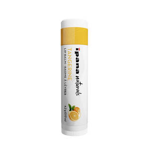 OEM Wholesale Customizable Natural <b>Lip</b> Balm with Vitamin E Custom <b>Lip</b> Care Private Label Tangerine Flavors - Product Image 1