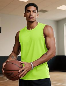 Chaleco deportivo sin mangas para hombre, camiseta sin mangas para entrenamiento de gimnasio, ropa deportiva transpirable de secado rápido para correr y entrenar - Product Image 4