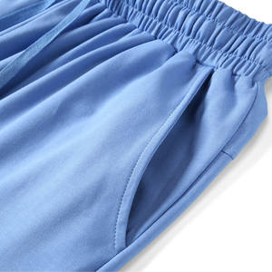 Pantalones cortos deportivos informales de mezcla de algodón con logotipo personalizado al por mayor de fábrica de alta calidad para correr, entrenamiento, gimnasio, entrenamiento para hombres - Product Image 4