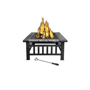 Marvelous Design Black Color Charcoal <b>Fire</b> Pit Exclusive Quality Customized Shape Solid Iron Backyard Burning in India - Product Image 5