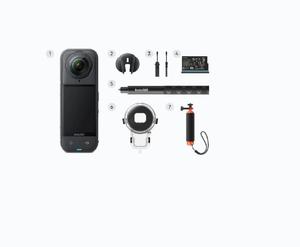 X5 360 Action Camera 5.7K Video Advanced <b>Stabilization</b> Waterproof & Spherical VR Capture 3-Year Warranty - Product Image 1
