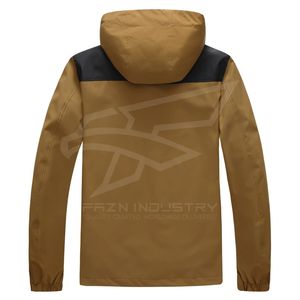 Veste coupe-vent de sport sublimée pour hommes, vestes imperméables à séchage rapide avec fermeture éclair, légères, respirantes, de voyage et d'extérieur pour hommes - Product Image 4