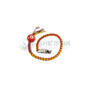 Látigo de manillar de motorista hecho con paracord duradero y flecos de cuero diseñados para un estilo de flujo de viento y actitud de motorista a la venta - Product Image 4