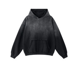 Nouveau Design Acid Wash Hoodie 100% Coton Séchage Rapide Anti Pilling Acid Wash Hoodie Doux Acid Wash Hoodie Pour Hommes - Product Image 3