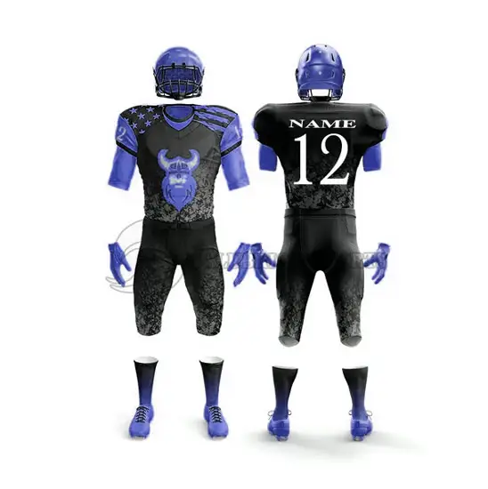 2022 Amerikaanse Uniform Set 100% Polyester American Football Wear Jeugd Training Voetbal Uniform