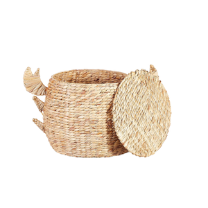 New Item Handwoven Water <b>Hyacinth</b> Animal Shaped Storage <b>Basket</b> Customized Color Wholesale From Vietnam Factory - Product Image 4