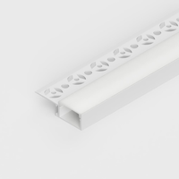 Profil LED en aluminium série 6000 de qualité supérieure Coupe d'installation flexible à usage commercial et industriel léger et durable