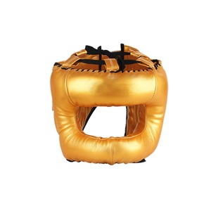 เครื่องป้องกันศีรษะสำหรับฝึกชกมวยชุดฝึกชกมวยทำจากหนังสามโทนสี - Product Image 3