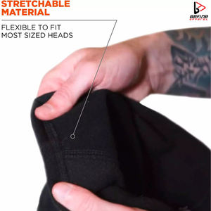 Fabricante bicicleta motocicleta esquí a prueba de viento cara completa hombres imprimir poliéster en blanco negro pasamontañas personalizado con logotipo 2024 - Product Image 6