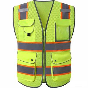 Chaleco reflectante de construcción Hi Vis Multi Pocket Chaleco DE SEGURIDAD Ropa Diseño multifuncional Chaleco de seguridad de alta demanda - Product Image 2