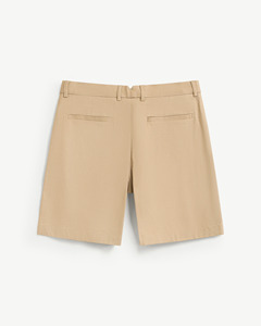 Shorts en toile pour homme, coupe droite, en élasthanne/coton, écologiques, respirants, séchage rapide, confortables, design décontracté d'été, couleur unie - Product Image 2