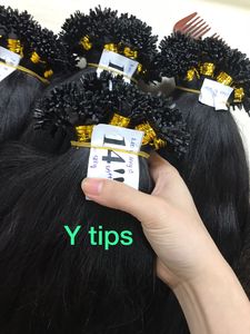 Bigg ผมต่อแบบชาวเวียดนามสีบลอนด์100% มัดปลายแหลม Y ผมต่อแบบยืดผมคนแท้ - Product Image 2