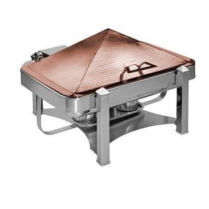 Réchaud de service pour traiteur d'hôtel, réchaud de service en métal avec support de brûleur, équipement de service de traiteur - Product Image 3